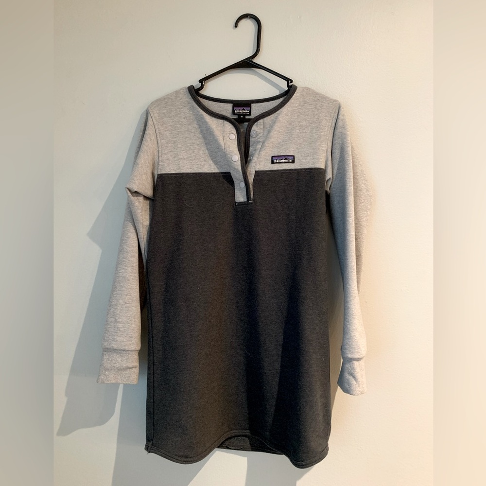 Patagonia Ahnya Henley Dress Snap T - XS